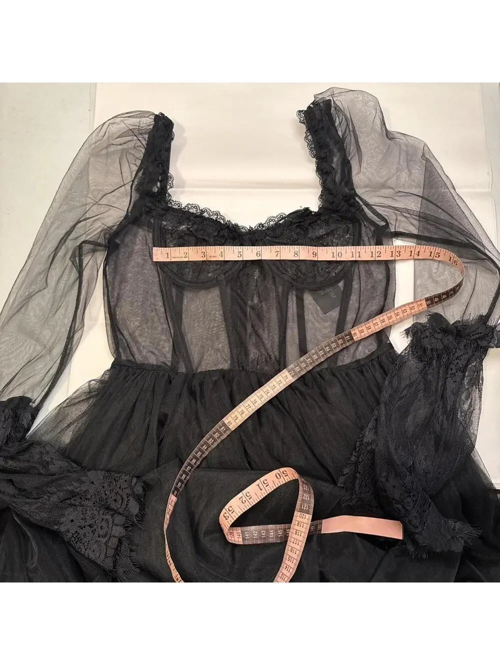 NWT Dolls‎ Kill Widow Dark Romance Gothic Corset Maxi dress Large - L
